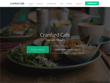 Tablet Screenshot of cranfordcafe.co.uk